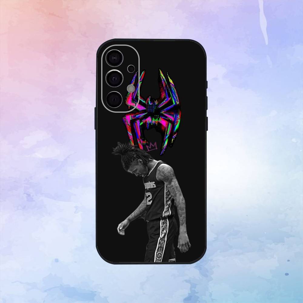 Basketball Ja Morant 12 Phone Case For Samsung S25,S24,S21,S22,S23,S30,Ultra,S20,Plus,Fe,Lite,Note,10,9,5G Black Cover