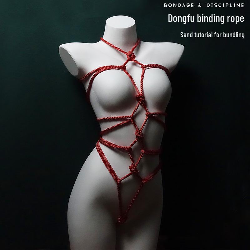 Hemp Bondage Rope Tutorial: Erotic Fixing & Tightening Guide with SM Props