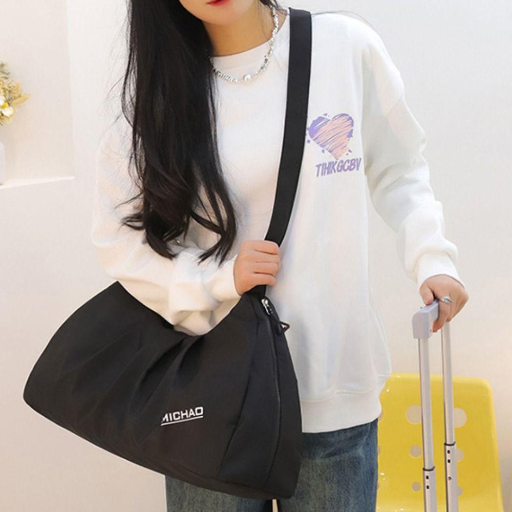 Pure Color Swimming Storage Bag Waterproof Yoga Satchel Bag Fashion Duffle Bag  Travel