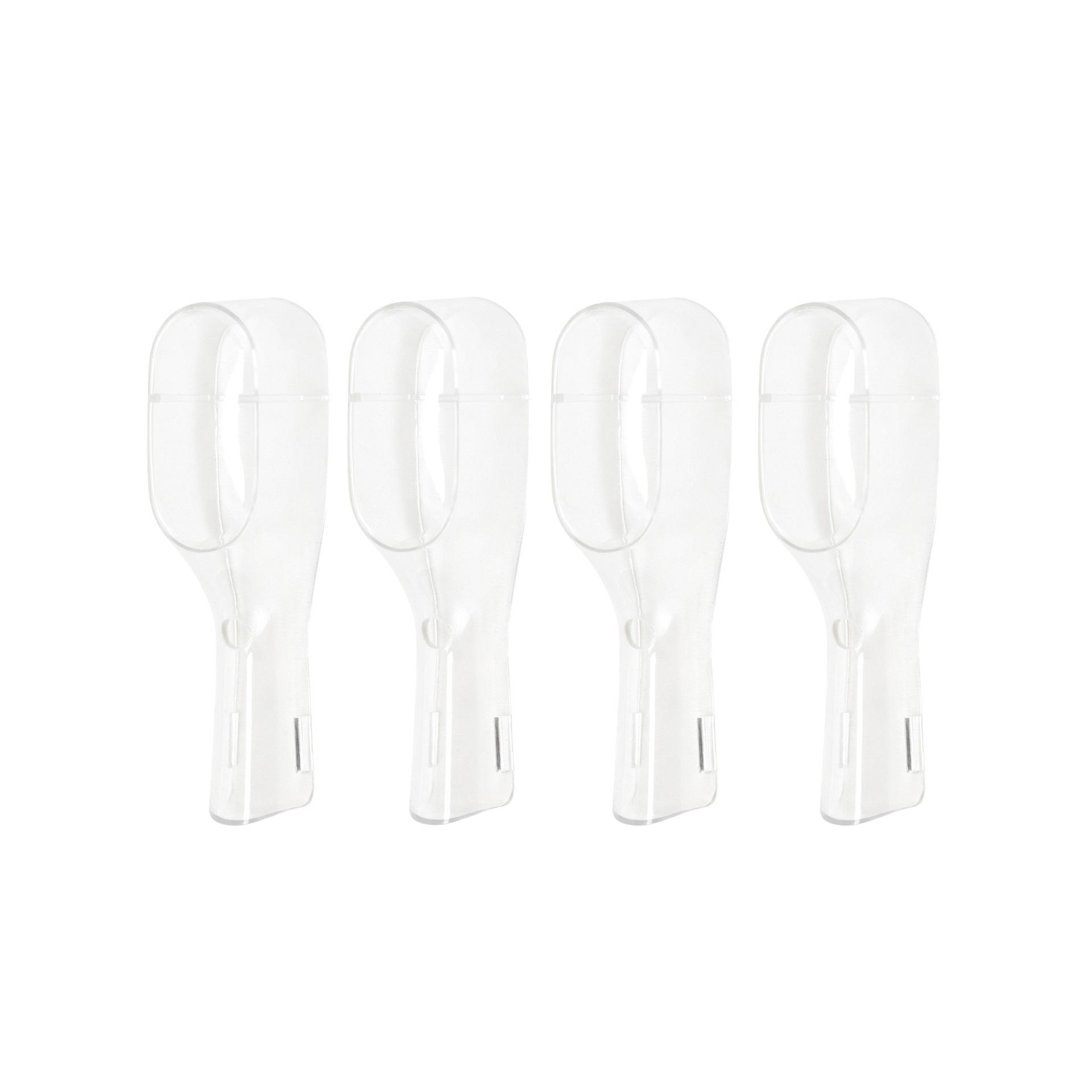 

4 Pcs/Pack Toothbrush Head Protective Cover For Oral B Double Clean Electric Toothbrush Dustproof Protective Cap Travel Supplies