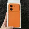 Premium Executive Leather Case for Xiaomi POCO M7 Pro 5G Large Window Lens Protector Cover