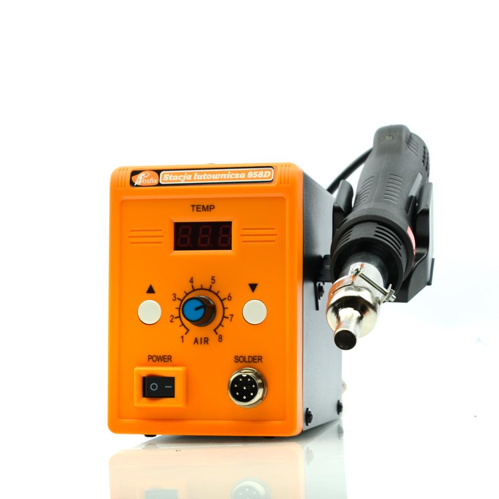 Rosfix Spawarka Plastiku 858D – Wysoka Moc 700W | Zestaw 300g Spoiw i 4 Dysze | Zszywacz do Plastiku z 200 Zszywkami