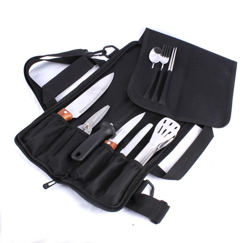 Portable Chef Knife Bag ,Adjustable Straps, Kitchen Cooking Knife Storage Pockets ,Cooking Tools Accessories