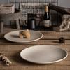Owner'S Own Large-Inch Vertical Relief Western Food Plate Household Plate Vegetable Plate Pasta Plate Restaurant Plate Steak Plate