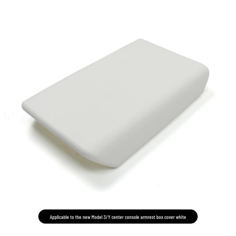 Updated Model 3/Y Armrest Box & Center Console Cover - TPE Protective & Decorative Car Mod Accessories