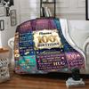 Happy 100Th Birthday Blanket Personalized Name Soft Comfortable Stylish Blanket Car Blanket Perfect For Travel Camping Outdoor Home Suitable For All