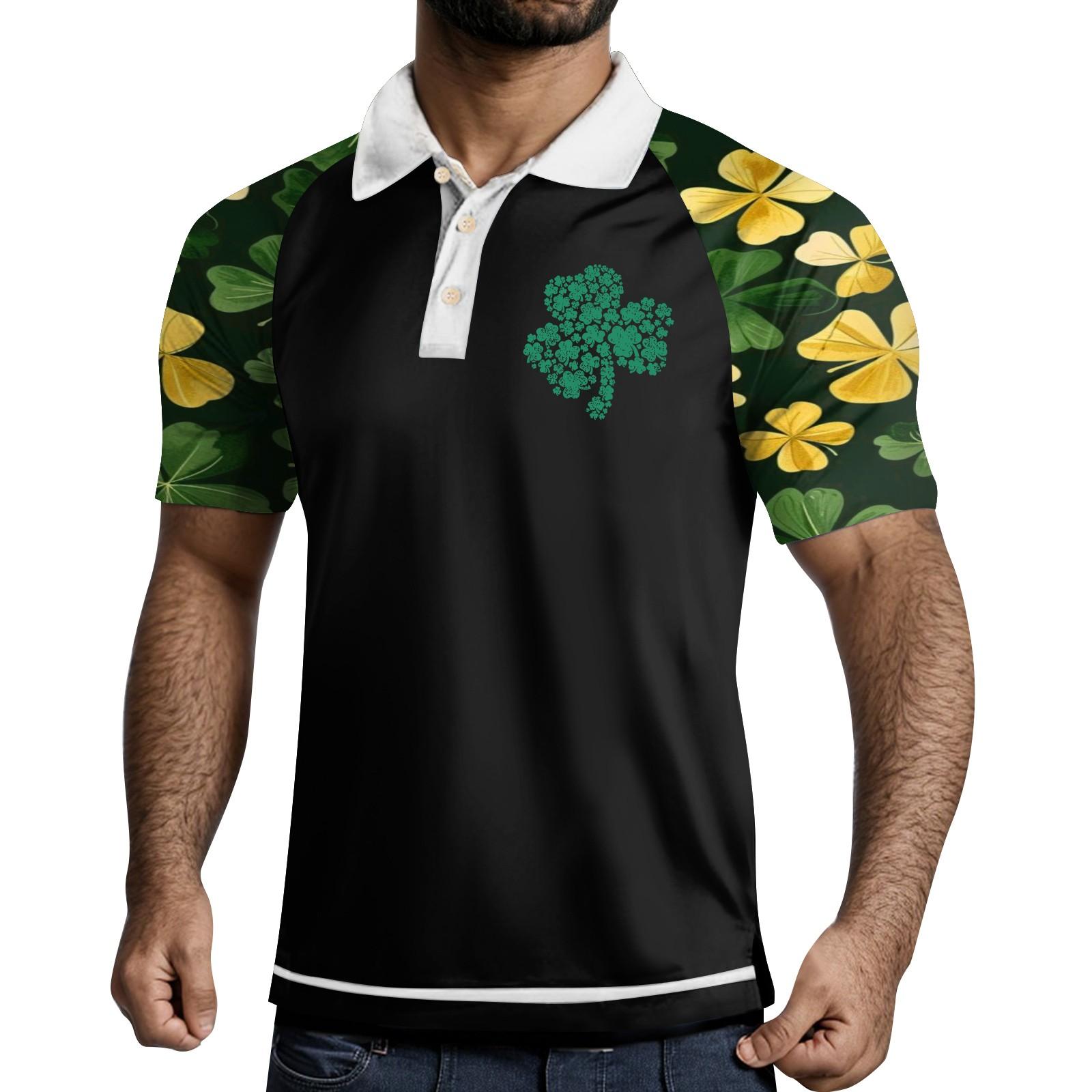 Мужская летняя дышащая рубашка с короткими рукавами и культурой отдыха M чёрный