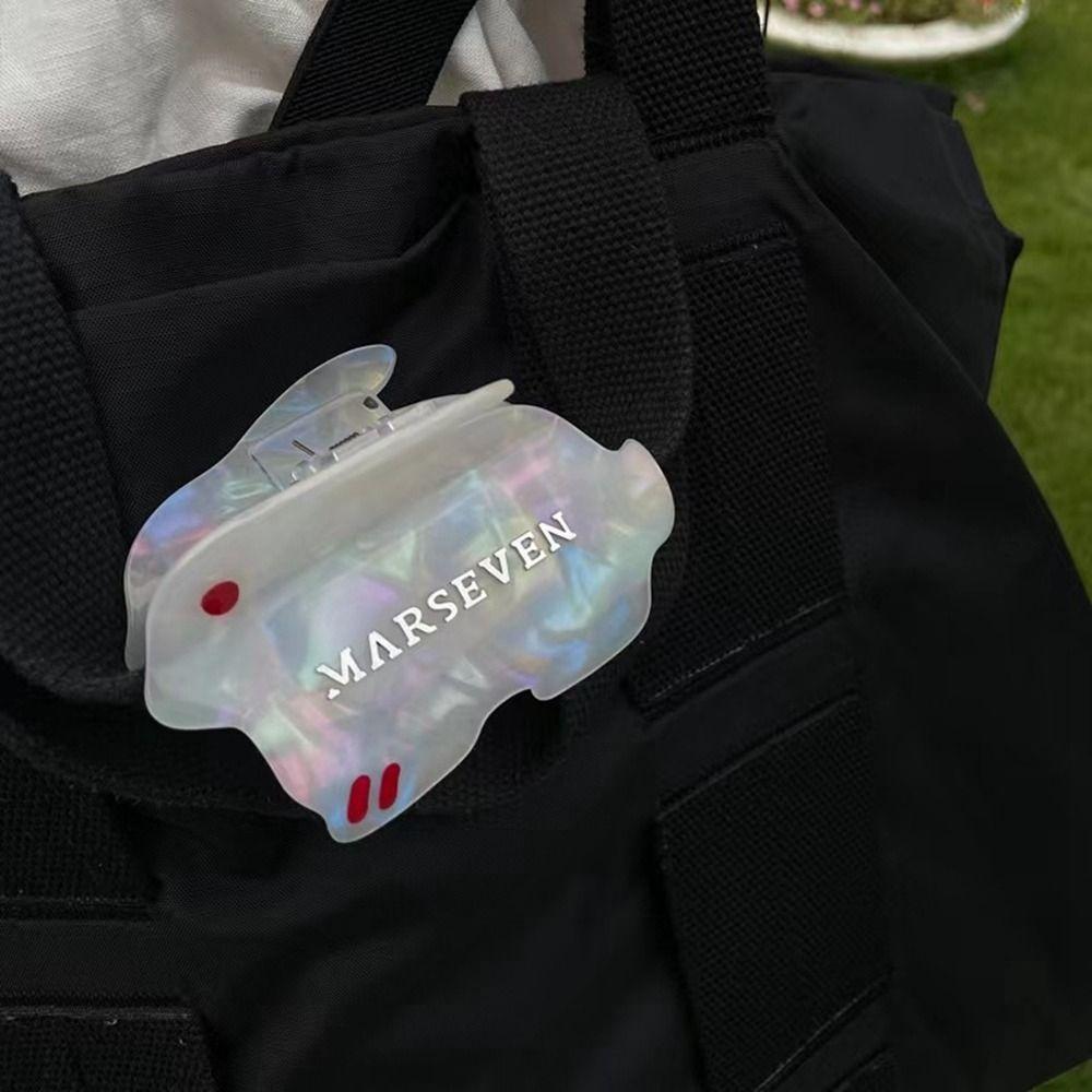 

Geometry Shape Acetic Acid Hair Clip Female Hair Accessories Korean Style Headwear Rabbit Hair Claw B