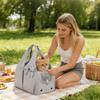Dog Purse Carrier Lightweight Safety Mesh Window Bag With Side Pockets Dog Carrier Bag For Car Travel Hiking Bike Motorcycle