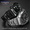 16 mm roestvrijstalen horlogeband voor Casio G-SHOCK GBM-2100/GM-2100/GA-2100 Ga2100 metalen achthoekige armband vervangende horlogeband