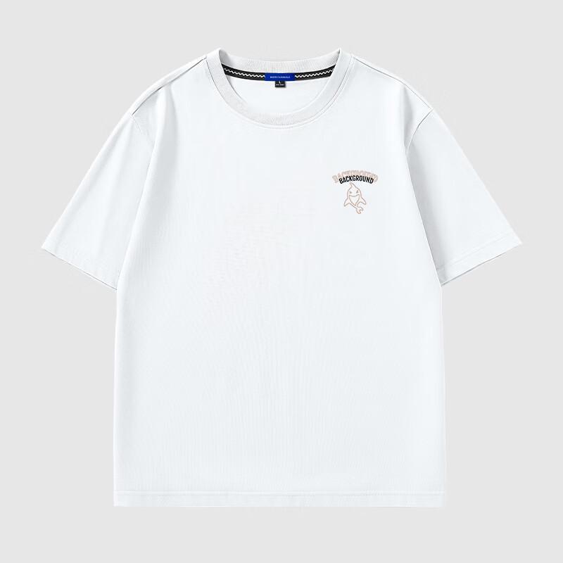 Mark Fairwhale Men's Shark Logo Cool Cotton T-Shirt