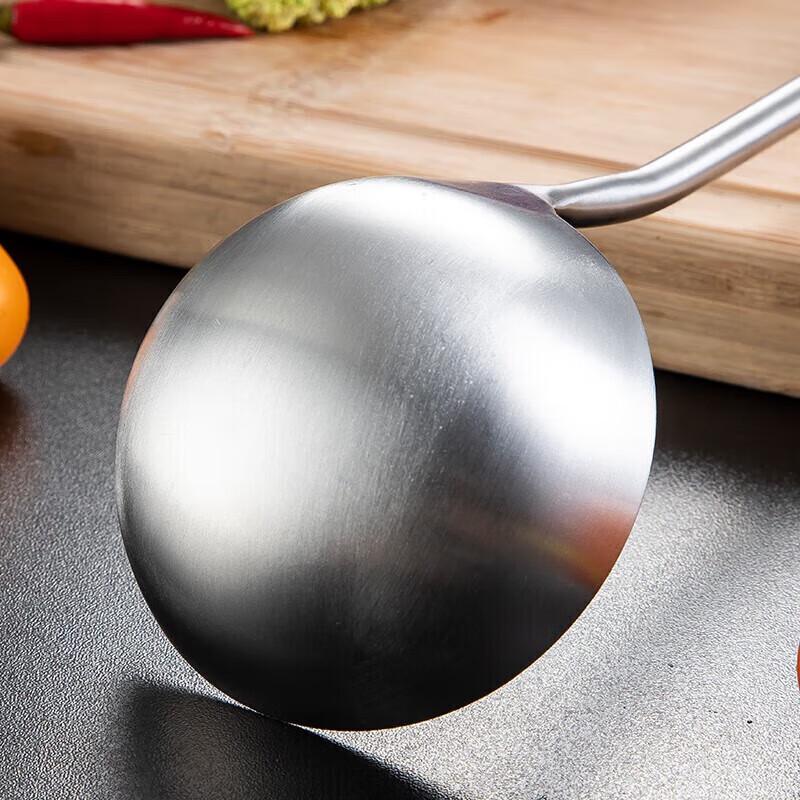 MAXCOOK Rosewood Handle 304 Stainless Steel Soup Ladle