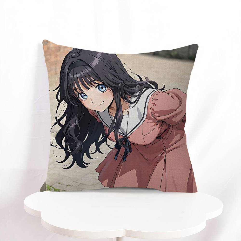 New K-Kaoruko Waguri Cushion Cover Decorative Pillow Sofa Home Decor Case Pillow Cases