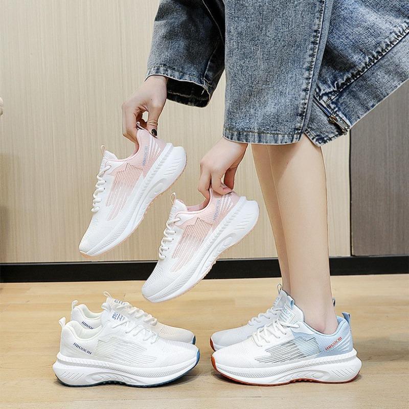Women's shoes, little white shoes, platform trendy running shoes, trendy spring breathable women's sneakers