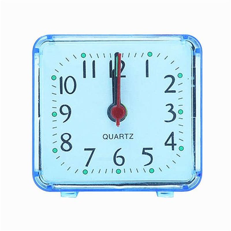 Маленький Будильник Студенческий Часы Спальня Прикроватные Электронные Часы синий
