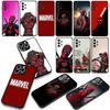 Marvel Deadpool Superhero Case for Samsung Galaxy A25 A37 A57 A12 A14 A31 A41 A50 A51 A70 A71 A72 A21S A04 M15 Note 20 9 8 10