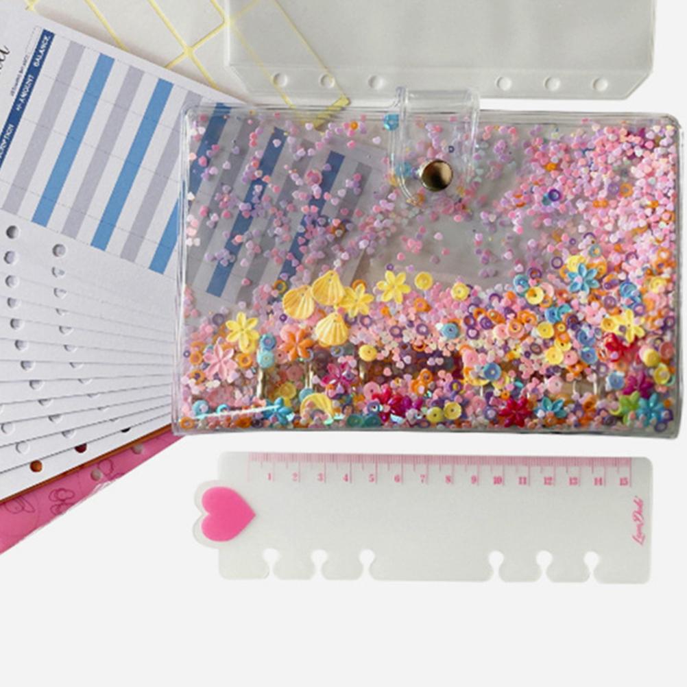 Kontantkuvertsystem Allt-i-ett Kontantkuvertplånbok med Pengar Budgetkuvert Etiketter och och Organizer