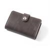 Groove Gear Rail-Style Coin Case, Men's Mini Wallet, Made In Japan, Genuine Leather, Compact Coin Purse, Gray, Ggs-2022