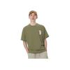 New MLB T Shirts Unisex Army Green 3ATSM0744-43KAP