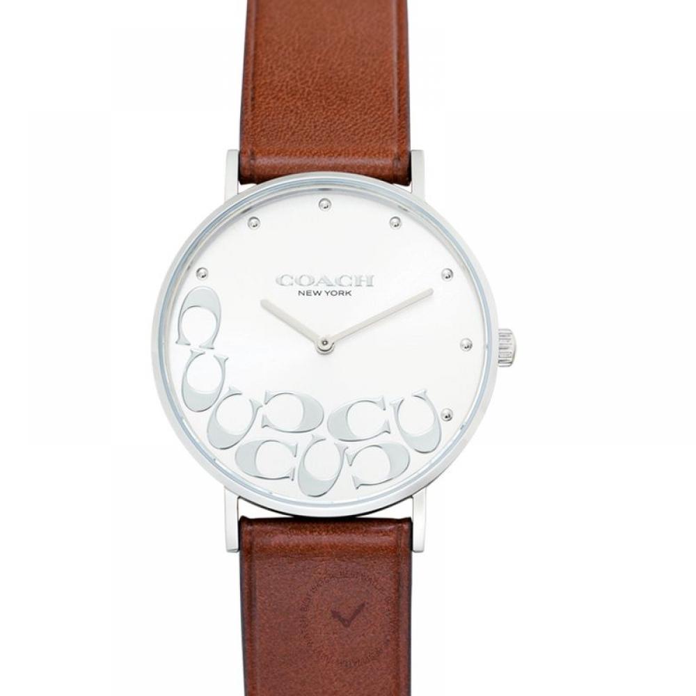 

Coach Quartz Silver tone Dial Stainless Steel Ladies Watch