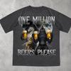 One Million Beers Wolf Meme Shirt,Funny Beer Tee,Cringe Werewolf Meme Shirt,Drinking Humor Shirt,Cringe Werewolf Meme Shirt,Stupid Shirt