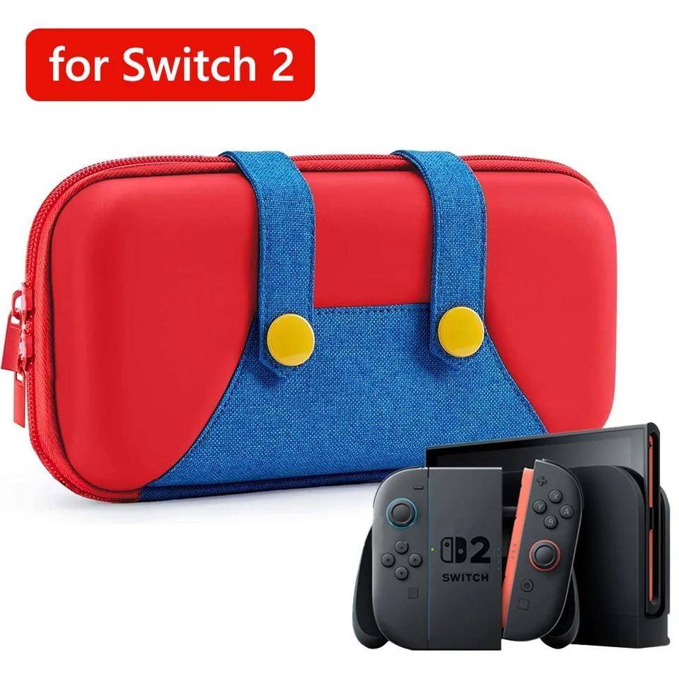 Slim Travel Hand Case for Nintendo Switch 2 EVA Hard Waterproof Shell Enclosure Carrying Bag for NS2 Game Accessories