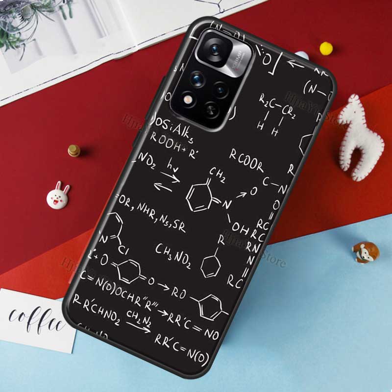 Biology and Chemistry Case For Xiaomi Redmi Note 11 Pro Cover For Redmi Note 10 Pro 8 9 10S 9S 9A 9C 9T Cases
