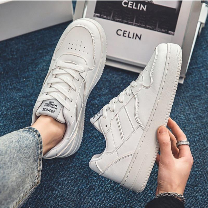Men's White Sneakers Shoes Fashion Breathable Versatile Student Board Shoes Men Simple Niche Comfort Casual Shoes Zapatos Hombre