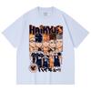 T-shirt Unisex Cotone Pesante 230 Gsm 100% Cotone Haikyu V7 Karasuno High Stampa