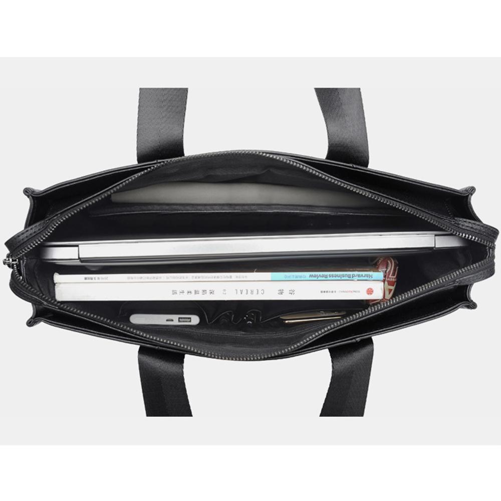 Herren Aktentasche Handtasche Großvolumige Lässige Dokumententasche Horizontale Laptoptasche