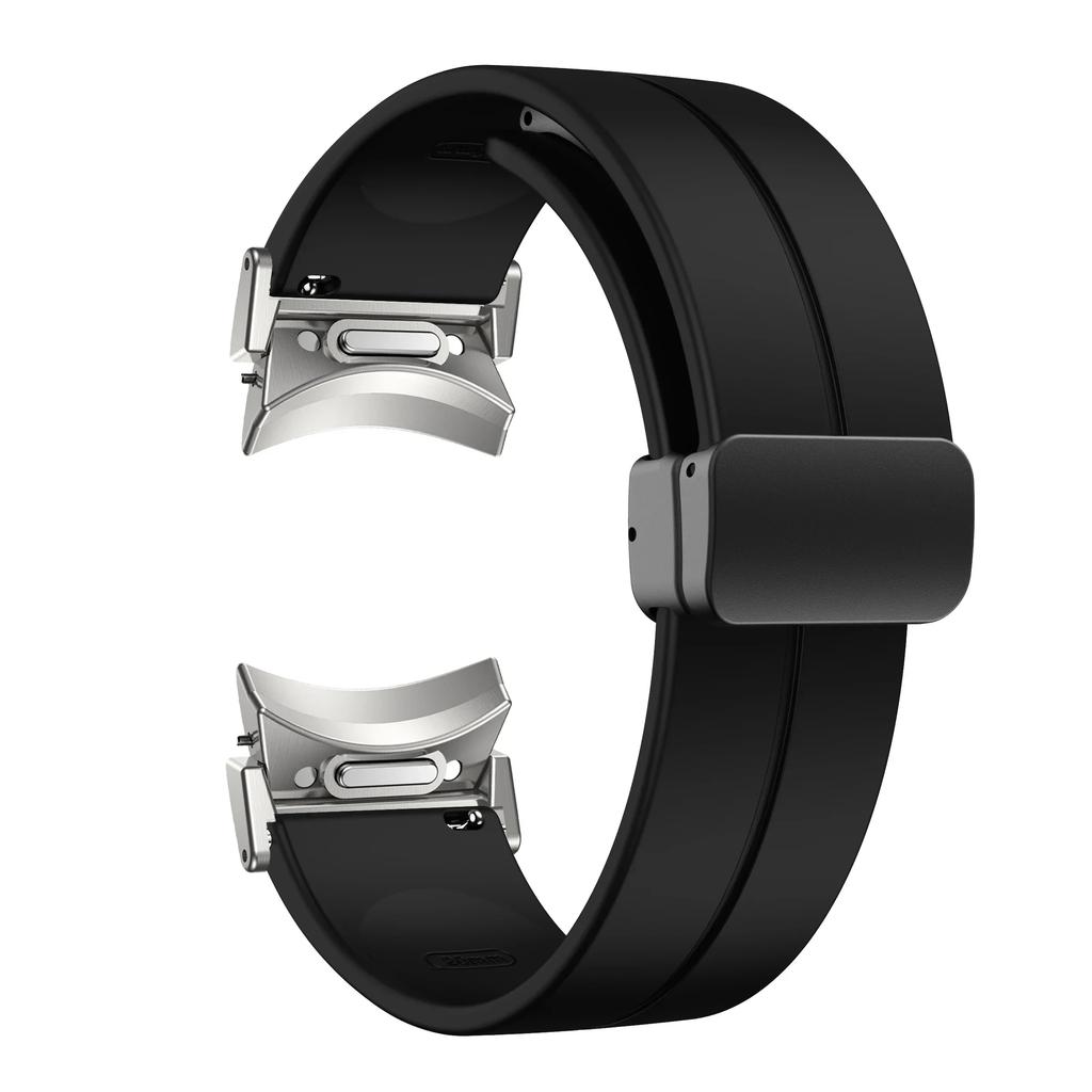 Magnetic Silicone Strap for Samsung Galaxy Watch7 6 44mm 40mm Sport Watchband 20mm Band Bracelet Galaxy Watch 6Classic 43mm 47mm