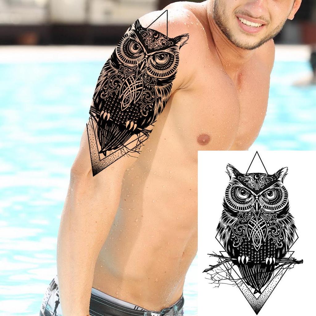 Realistic Long-lasting Animal Head Temporary Tattoo Stickers