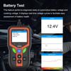 OBD2 Car Scanner Diagnostic Tool for Check Engine Light, Fault Code Reader & Reset, Real-Time Data, Voltage Test, EVAP & I/M Readiness