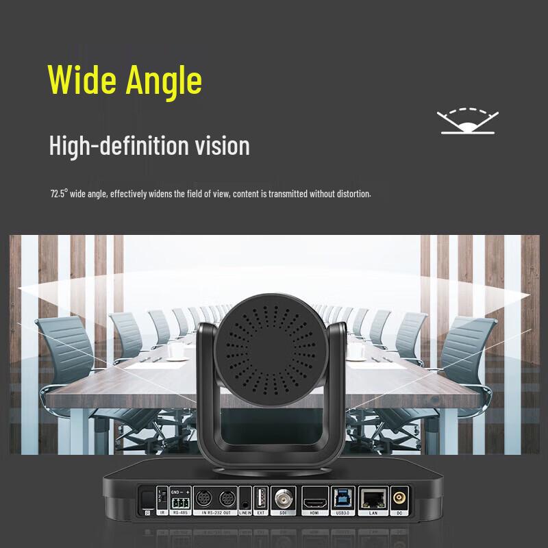 Lenovo thinkplus SX-HD15K-12 4K PTZ AI Tracking Video Conference Camera (CN version)