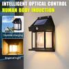 2000LM LED Solar Light Wall Lamp Motion Sensor Courtyard Garden Decoration Waterproof Sunlight Solar Power Yard Lights Outdoor Lighting