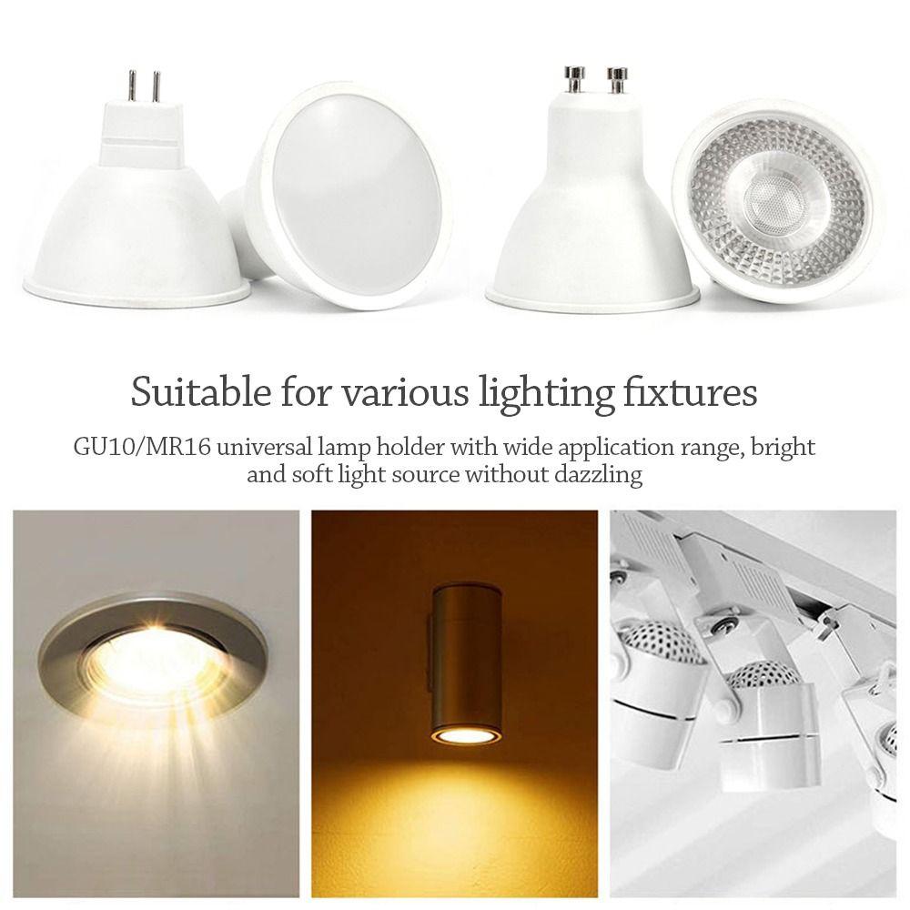 

Universal Energy-Saving COB Lens Track Lamp Spot Light Built-In Light GU10 LED Bulbs