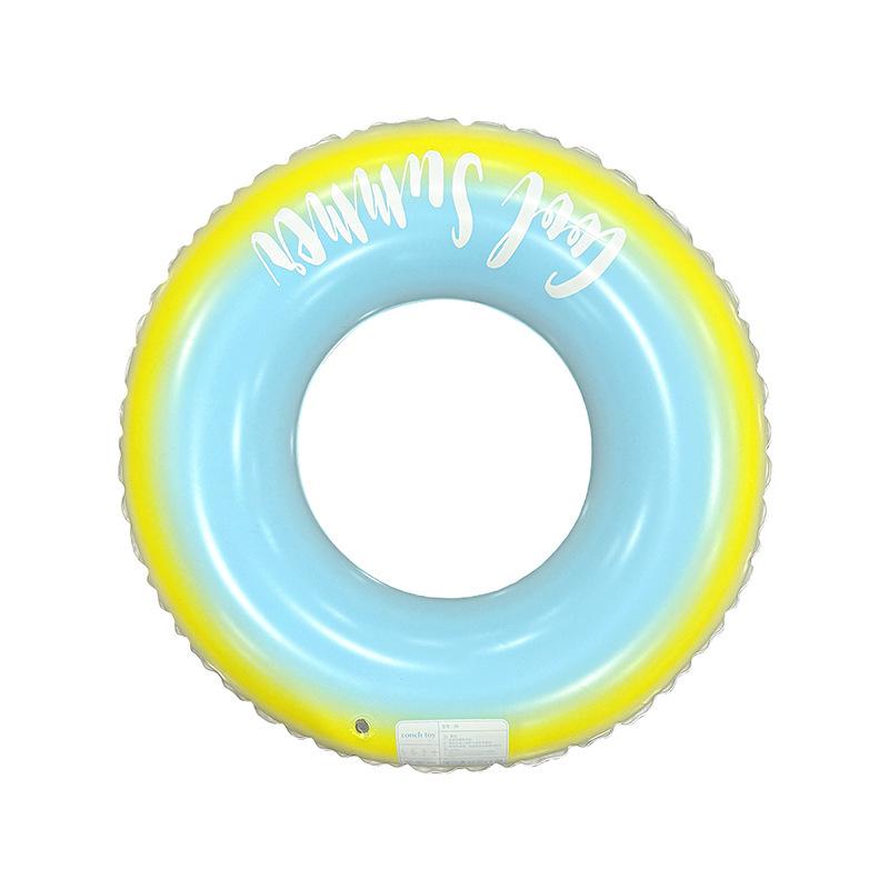 Starry Sky Sequin Mermaid Swim Ring: Thickened Inflatable Children's Float