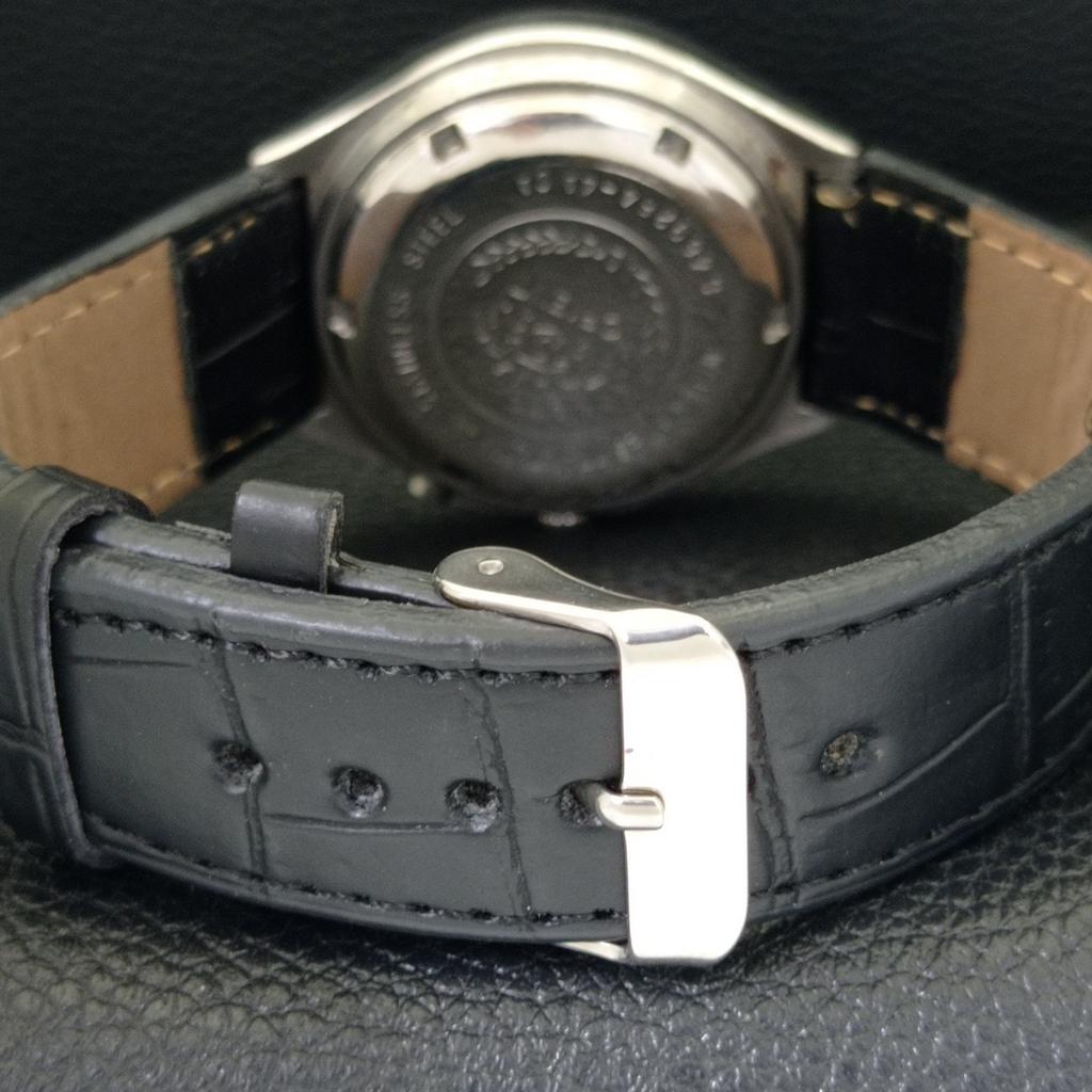VINTAGE ORIENT AUTOMATIC 46941 JAPAN MENS BLACK COLOR DIAL WATCH A700657-5 R204-a700657