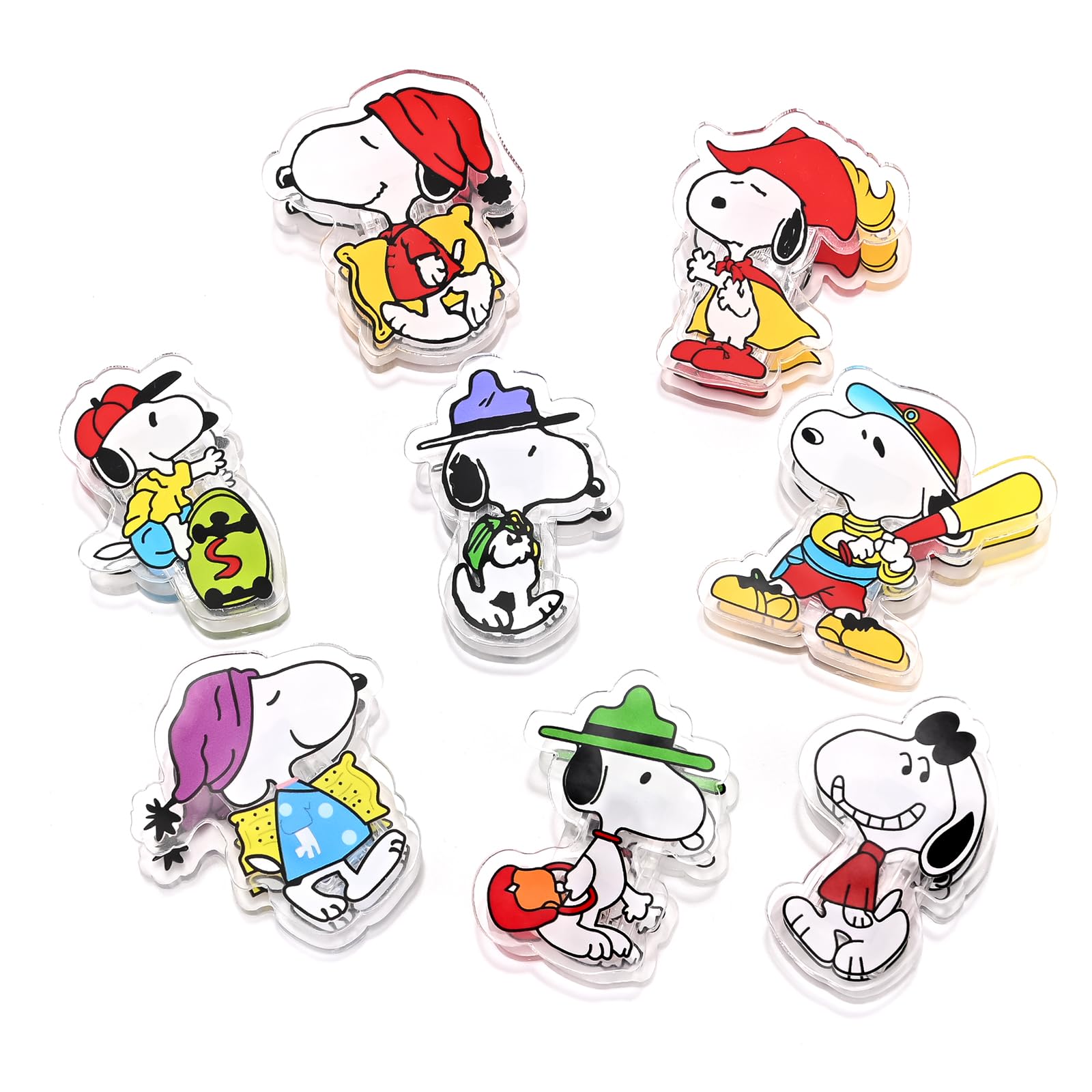 

Newseego Треугольные зажимы Коннер Бумага Книга Двойной Милый Канцелярский Бумажный Книжный Уголок Без Пробивки Бытовой Офисный Дизайн Персонаж Собака (8 шт.) Клипсы,