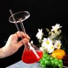1/2PCS Creative Cocktail Glass Cup Upside Down Martini Glasses Wine Glass Juice Cuisine Sashimi Dry Ice Container Leisure Ba