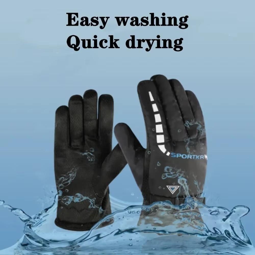 Thicken Warm Gloves Ultralight Motorcycle Gloves New Winter Gloves  Men Women
