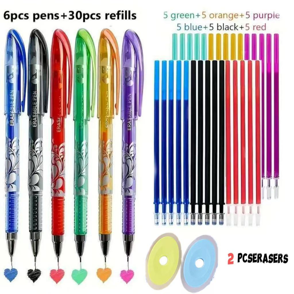 Blau-Weiße Serie Wärmeempfindlicher Radierbarer Gelstift, 0,5 mm