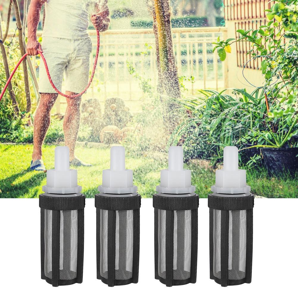 

6pcs Water Inlet Micro Pump Filter Connector 8mm with Stainless Steel Net