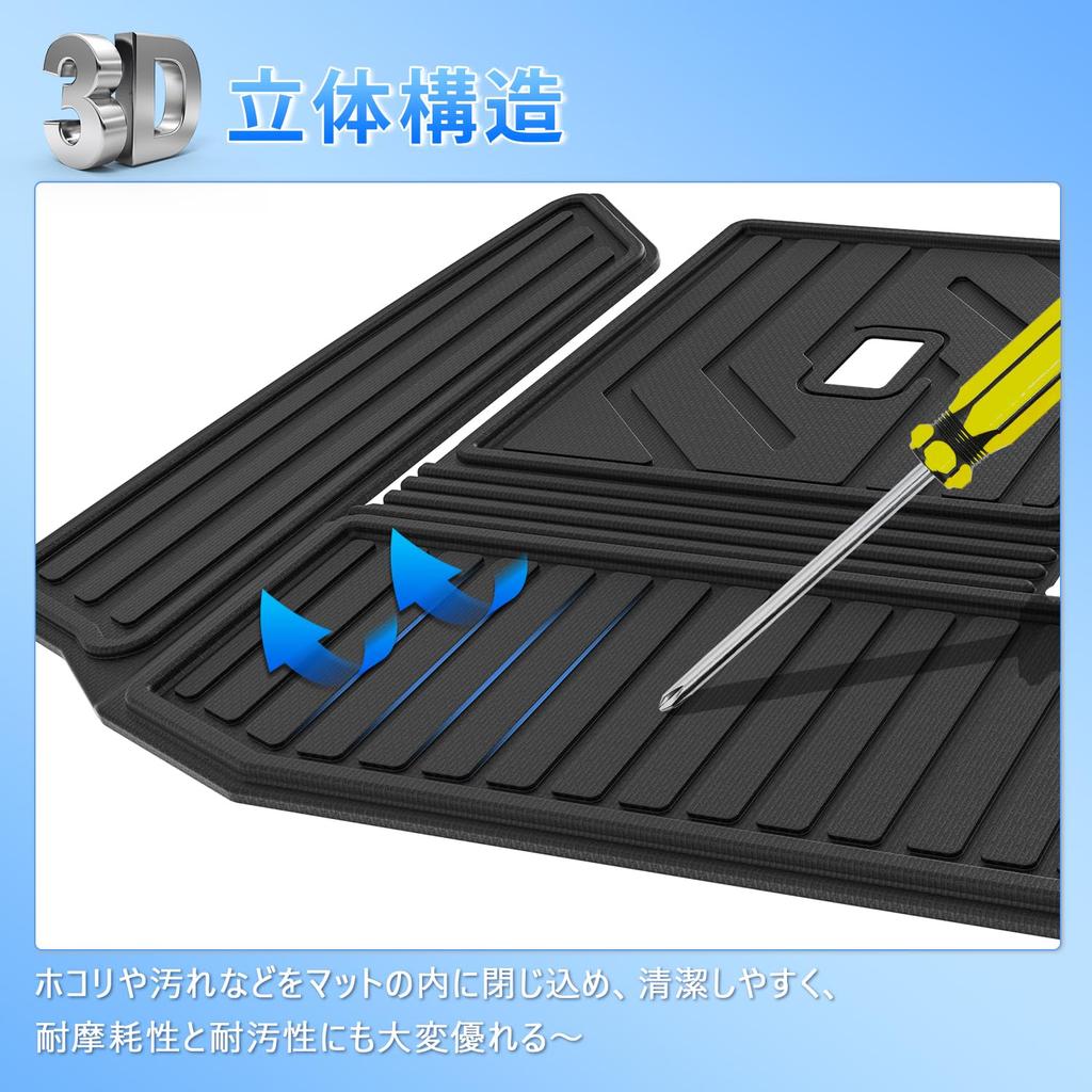 CARVANTA Luggage Back Cover for Suzuki Jimny 2018 3D Molded TPE Trunk Luggage Cargo High Stain Custom Interior Protective Easy Set JB64W/JB74W (July -