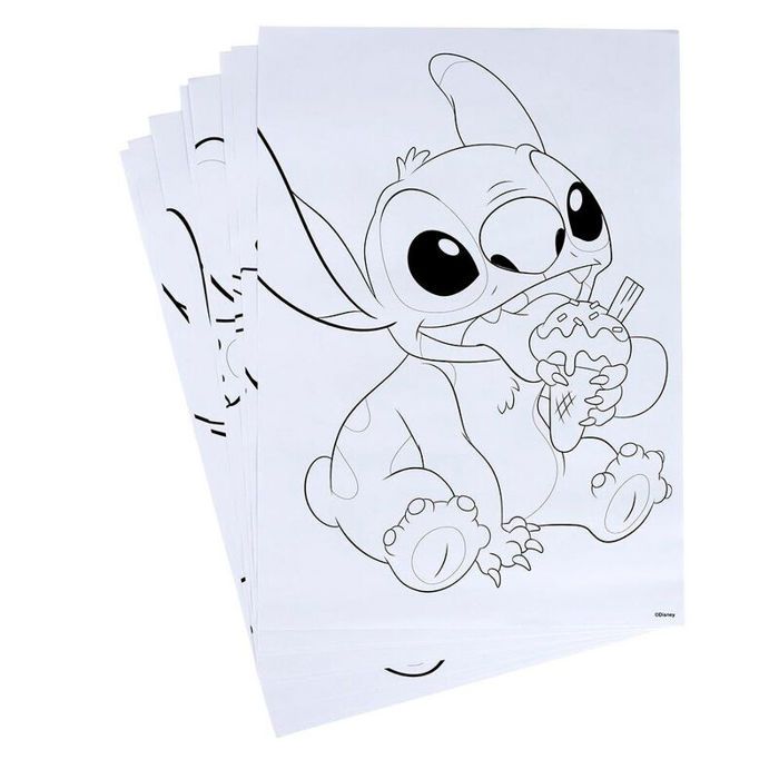 Skrivesett for barn Cerda Disney Stitch - 30x30x2,5 cm