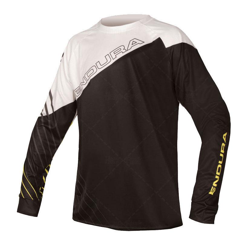 Endura downhill suit, men's quick-drying shirt, round neck, off-road riding suit, off-road motorcycle shirt, long-sleeved racing suit.