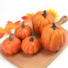 7pcs Artificial Pumpkin Decoration Set, Realistic Halloween Pumpkins for DIY Crafts, Autumn Harvest, Home & Party Decor