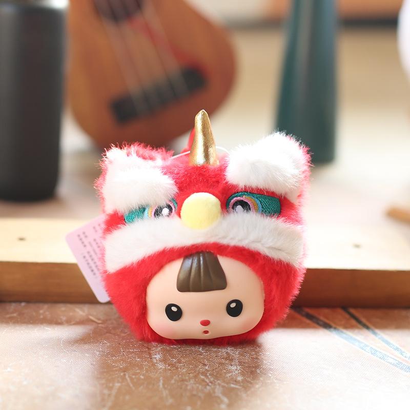 

Милая Милая Девочка-Львенок Маленькая Подвеска Плюшевая Игрушка Кукла Мультяшная Кукла Подвеска на Сумку Брелок Кукла на Новый Год 15cm