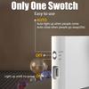 LED Night Light with Wireless Charger,Human Motion Sensor,EU/USB/Battery-Powered Wall Lamp for Bedroom,Corridor,Cabinet,Bathroom