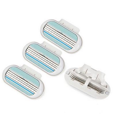 4pcs/lot Safety Razor Blade Shaving For Women Blade Shaver Razor Blades Replacement Head